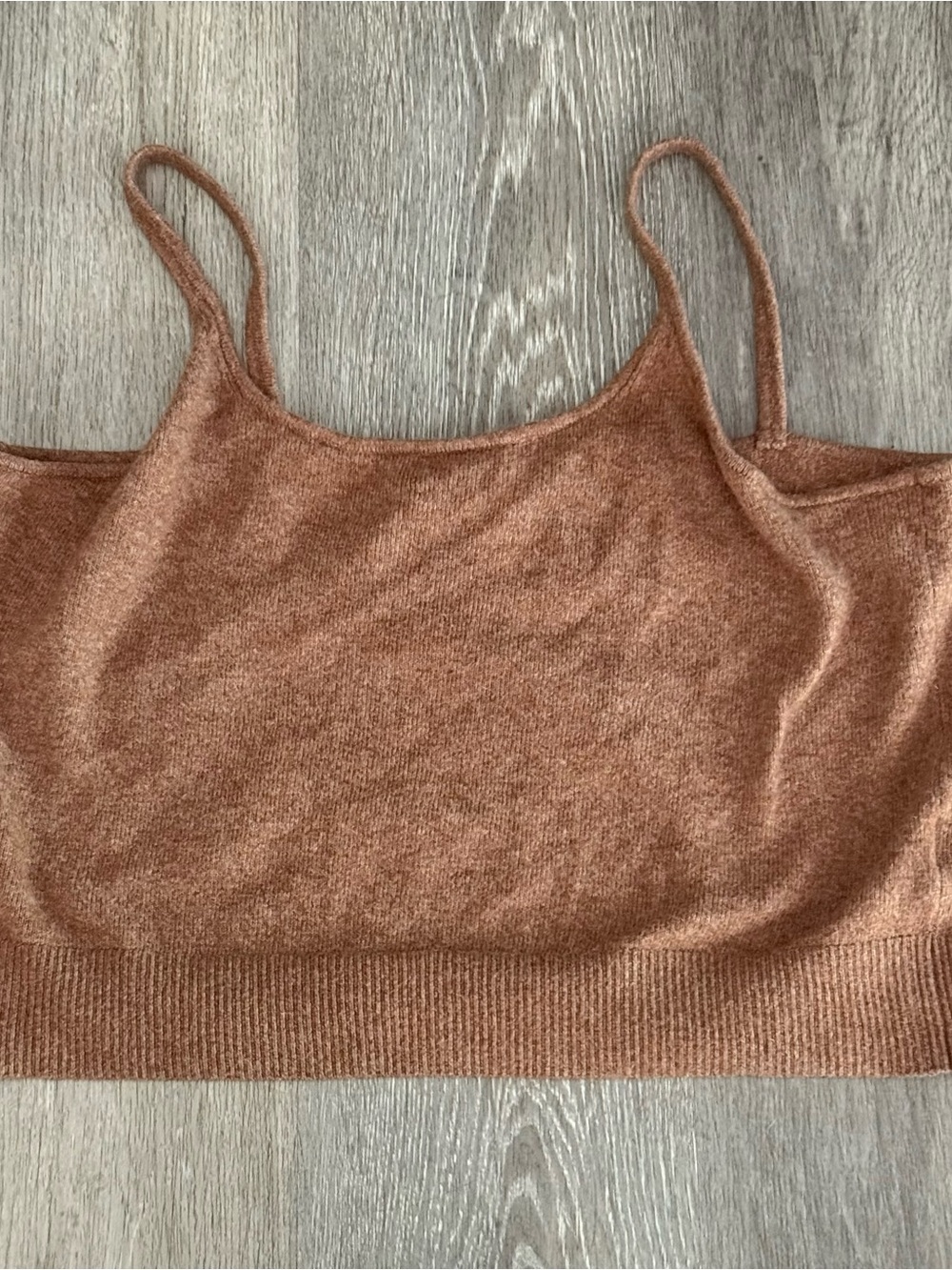 Old Navy Knit Camisole in Rusty Brown